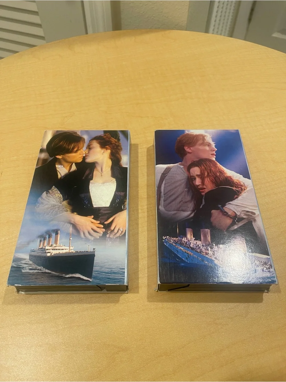 Titanic VHS Movie Boxes - Set of 2